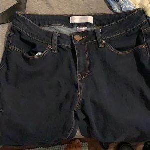 Dark jean shorts worn a few times